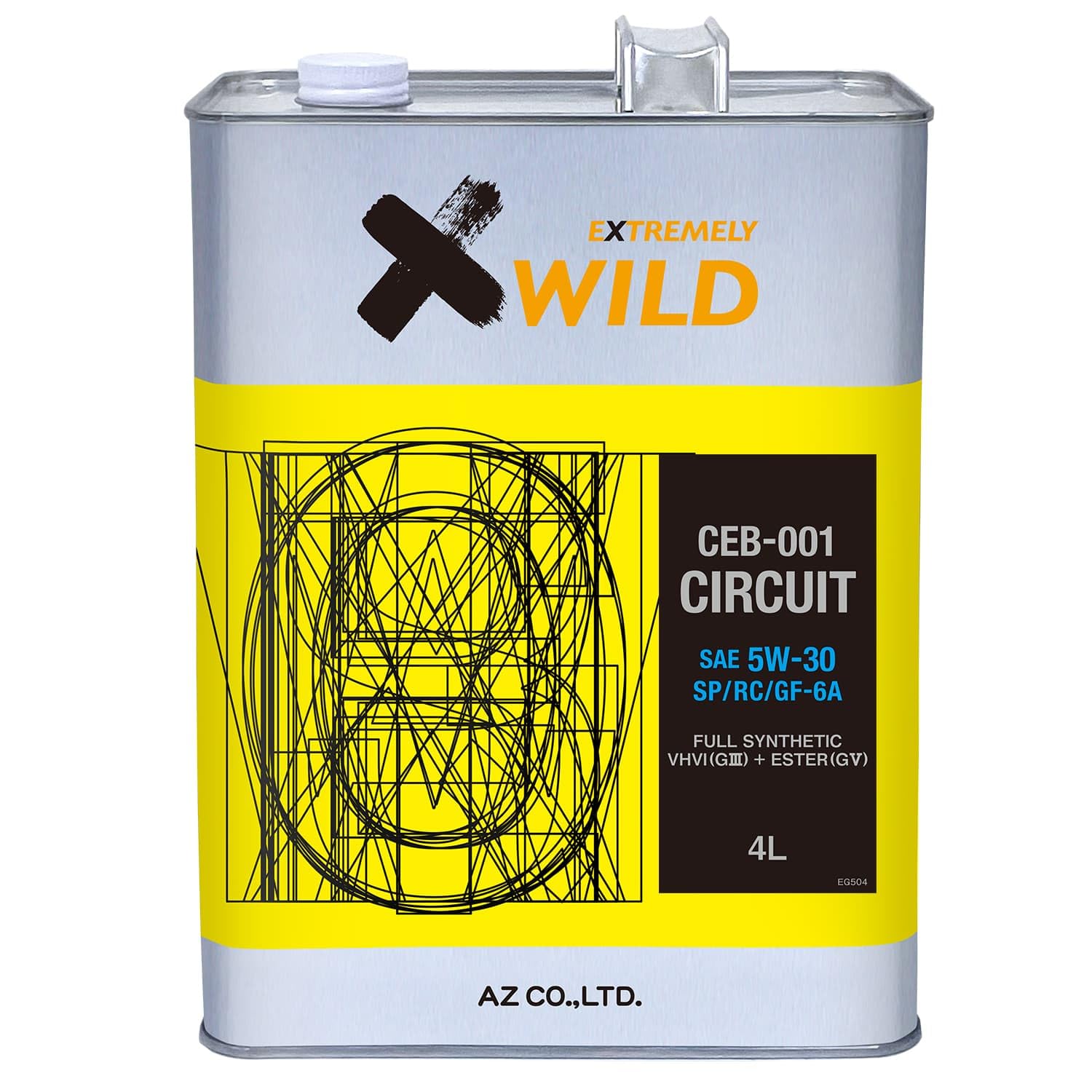 Amazon | AZ(エーゼット) 車用 4サイクル エンジンオイル 5W-30 4L